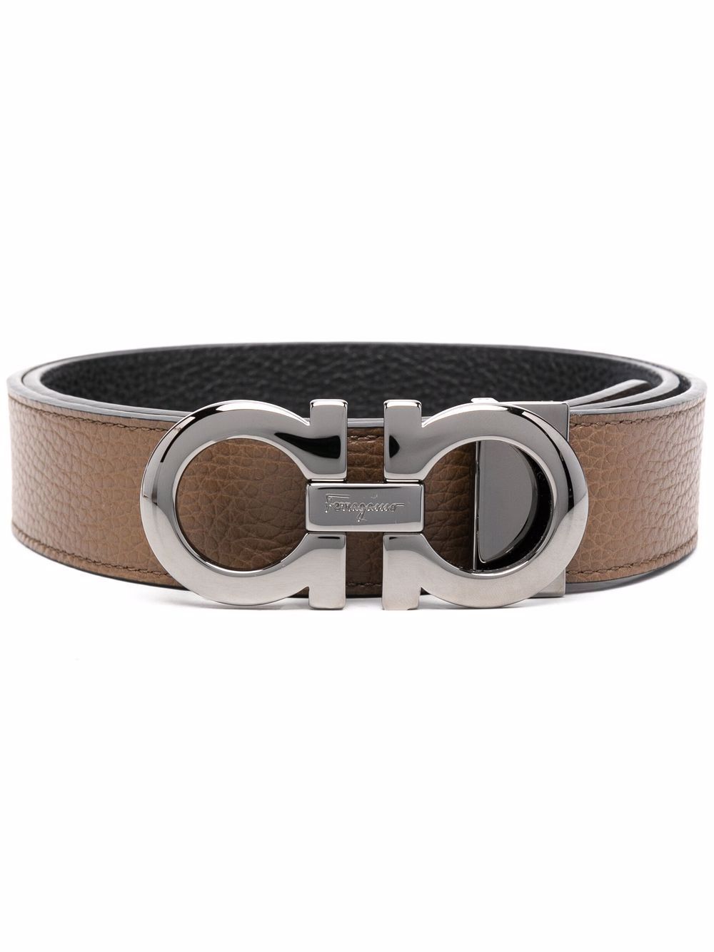 Salvatore Ferragamo Cogn...d Canvas Reversible Belt - 95-cm-38-inches