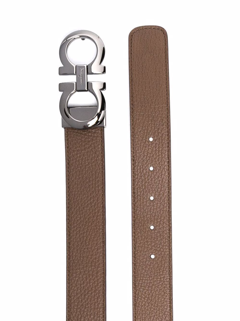 Salvatore Ferragamo Cogn...d Canvas Reversible Belt - 95-cm-38-inches