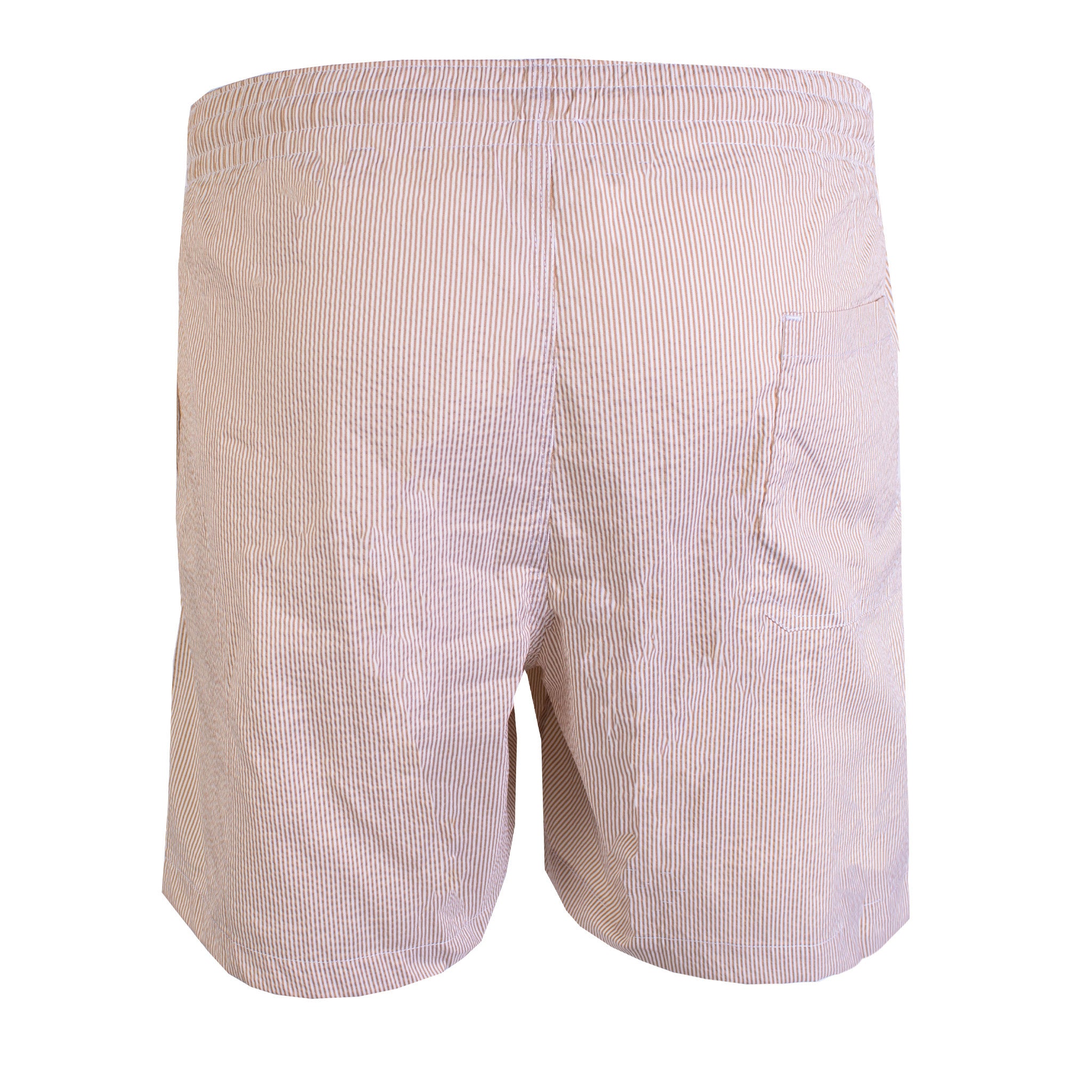 Beige Striped Swim Short - xxl