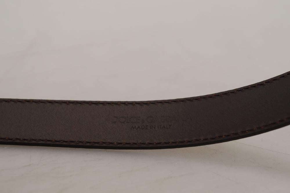 Gold Leather Silver Square Metal Buckle Belt - 90-cm-36-inches