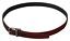 Red Glittered Leather Silver Metal Buckle - 90-cm-36-inches