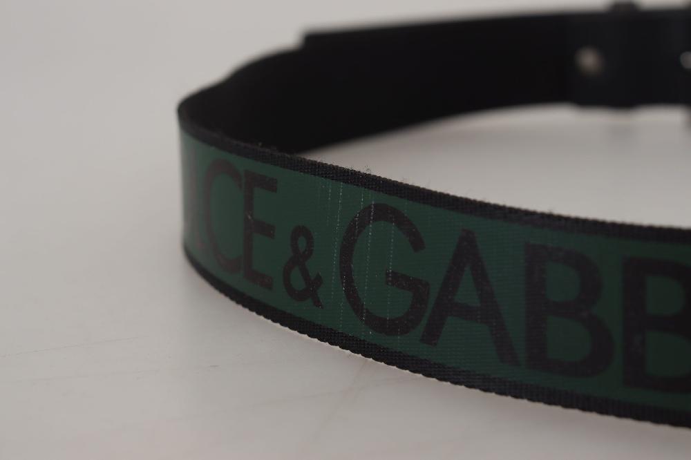 Green Print Cintura Silver Metal Buckle Belt - 90-cm-36-inches