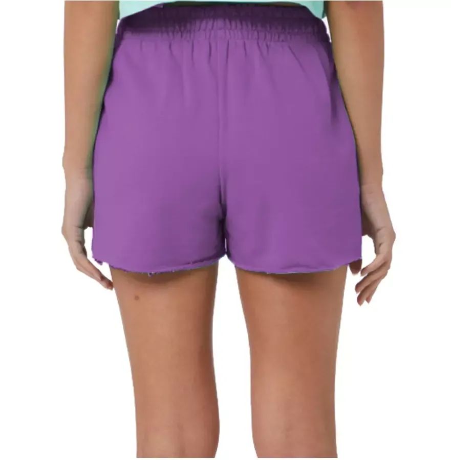 Pantaloncini in cotone viola - S