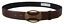 Brown Leather Gold Logo Metal Oval Belt - 90-cm-36-inches