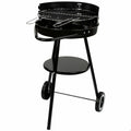 Barbecue a Carboni con Ruote Aktive Nero (Ricondizionati B)