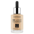 Base per Trucco Fluida Catrice HD Liquid Coverage Nº 032 Nude beige Nº 032-Nude Beige 30 ml