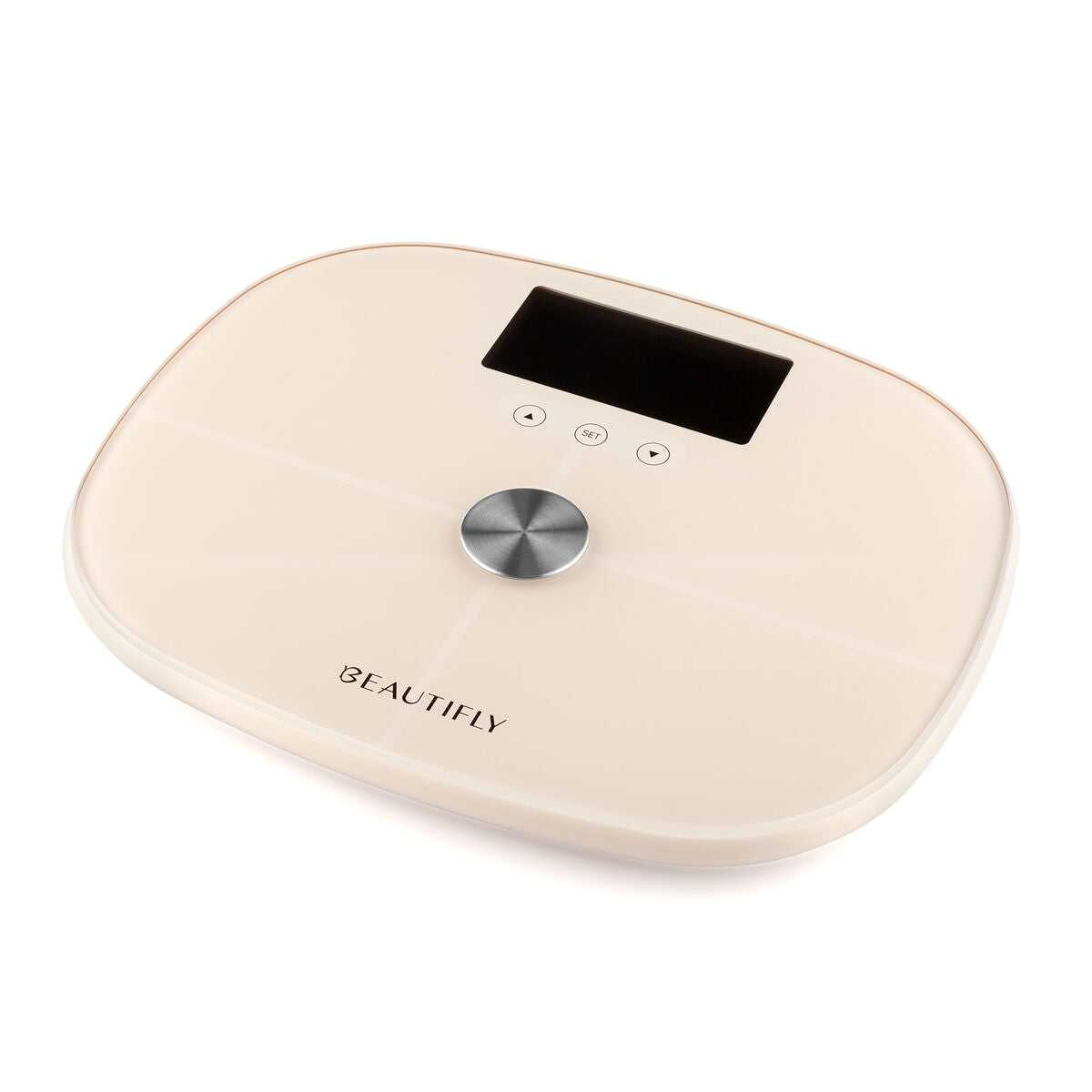 Beautifly Bilancia Digitale SlimSense Bluetooth LCD Beige multifunzione con app mobile