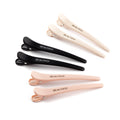 Beautifly Clip per Capelli Set 6pz Nero Rosa Oro PVC Accessori Capelli