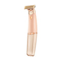 Beautifly Epilatore elettrico ricaricabile Silky Skin rosa acciaio inox impermeabile