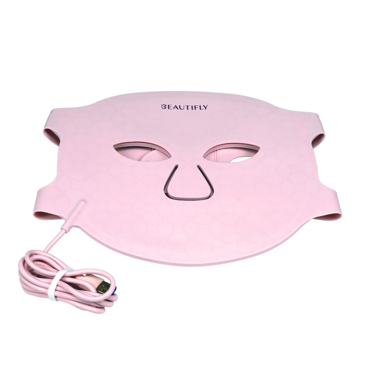Beautifly Maschera Viso LED Rassodante Anti Rughe Aura Glam Pro Rosa Ricaricabile
