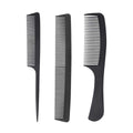 Beautifly Set Pettini Professionali Nero 3 Pezzi Styling e Cura dei Capelli