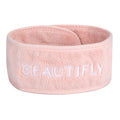 Beautifly Turbante trattamento capelli rosa, fascia microfibra per capelli