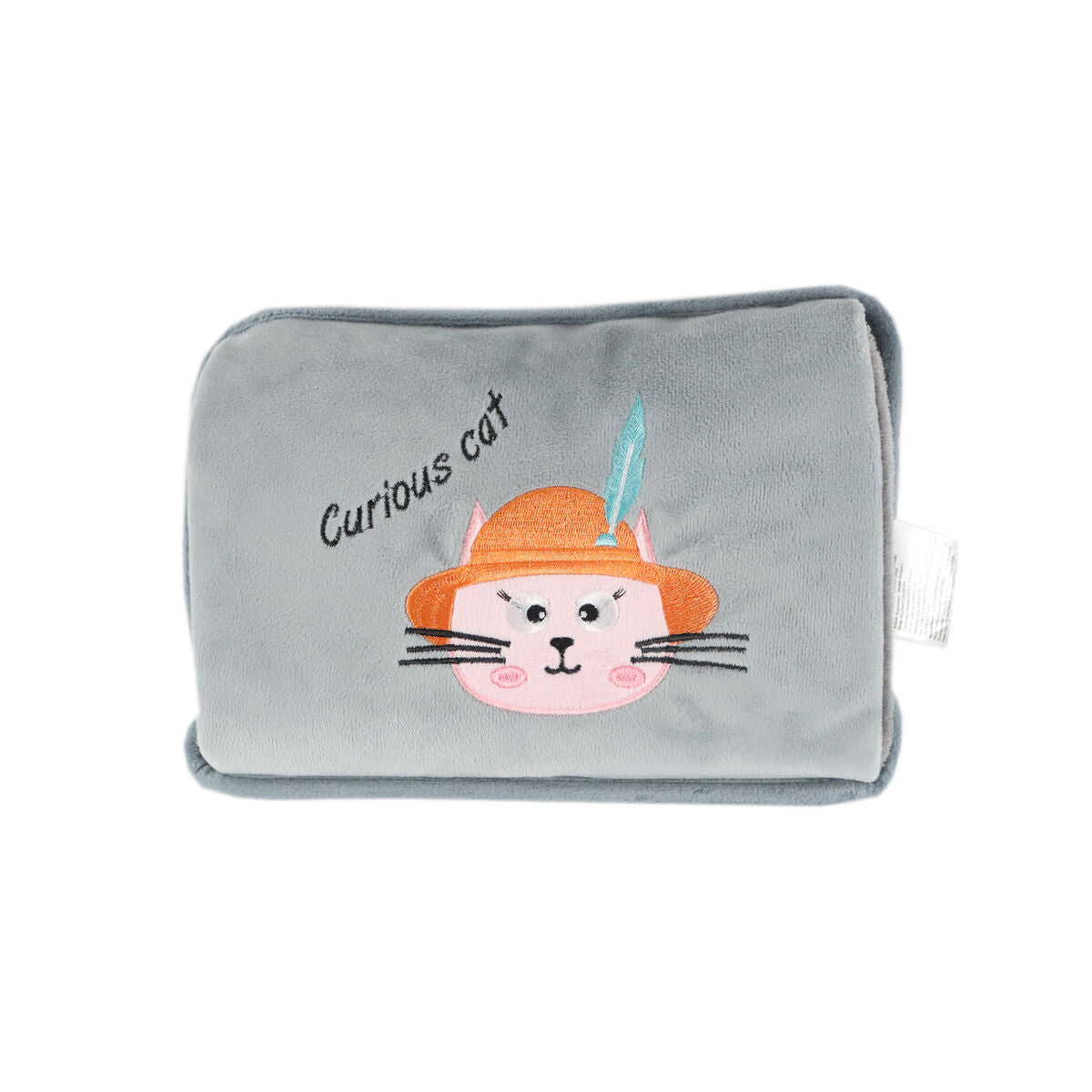 Biggdesign Borsa Acqua Calda Elettrica Curious Cat 400W Grigio 220-240V