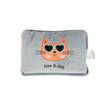 Biggdesign Borsa Acqua Calda Elettrica Huggy Cat 400W Grigio 220-240V
