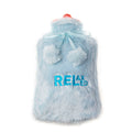 Biggdesign Borsa acqua calda Relaxed con coprifodera blu 2 litri