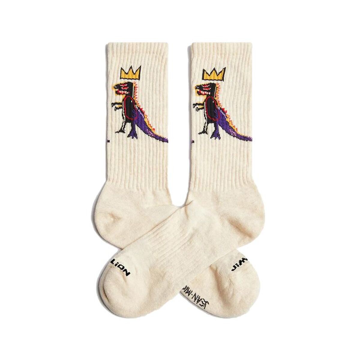Calzini Jimmy Lion Athletic Basquiat Pez Dis Marrone