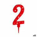 Candela Compleanno Numeri 2 (12 Unità)