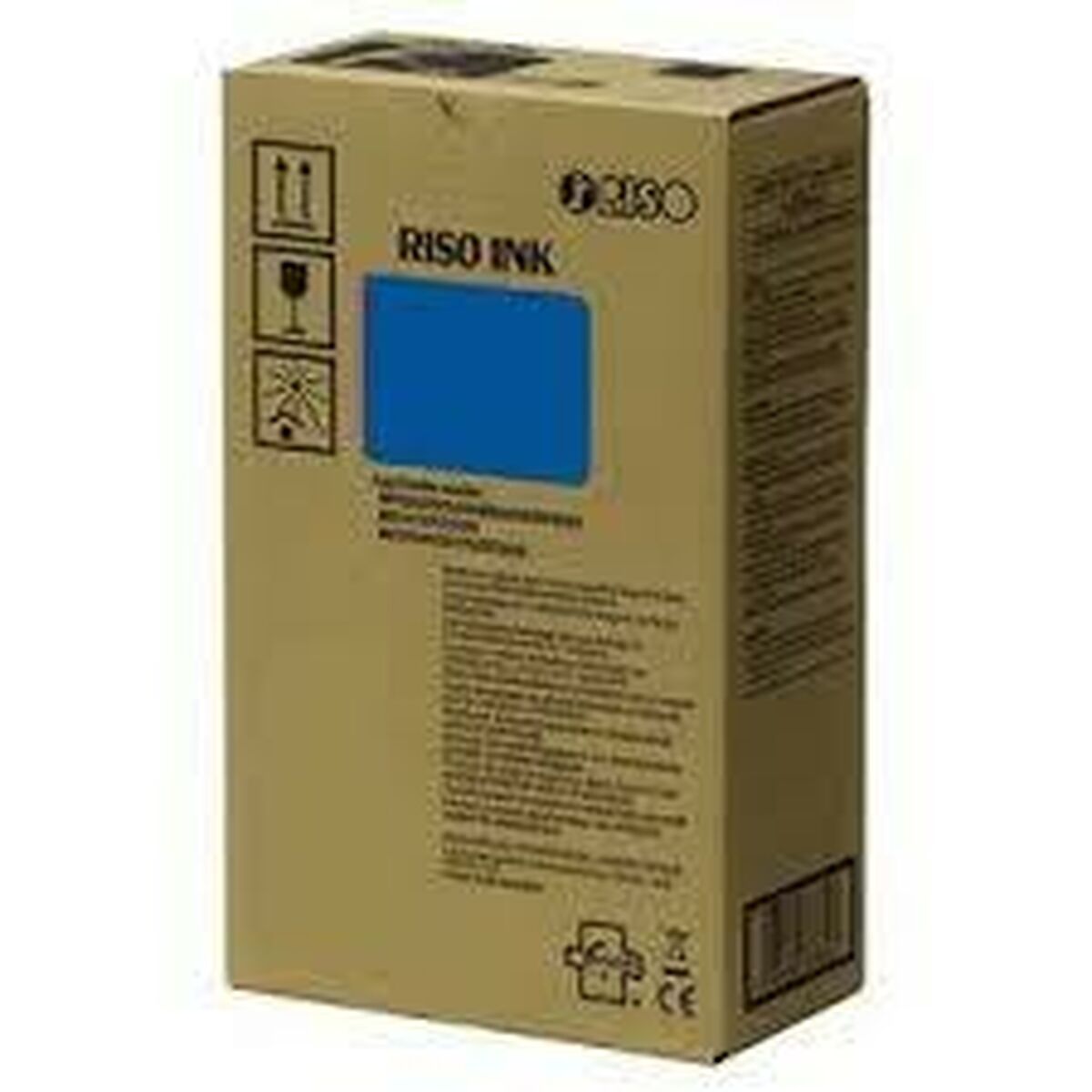 Cartuccia ad Inchiostro Originale RISO Azzurro (2 Unità) (Ricondizionati A)