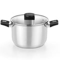 Casseruola con coperchio Monix M240230 Nero Ø 30 cm (Ricondizionati A)