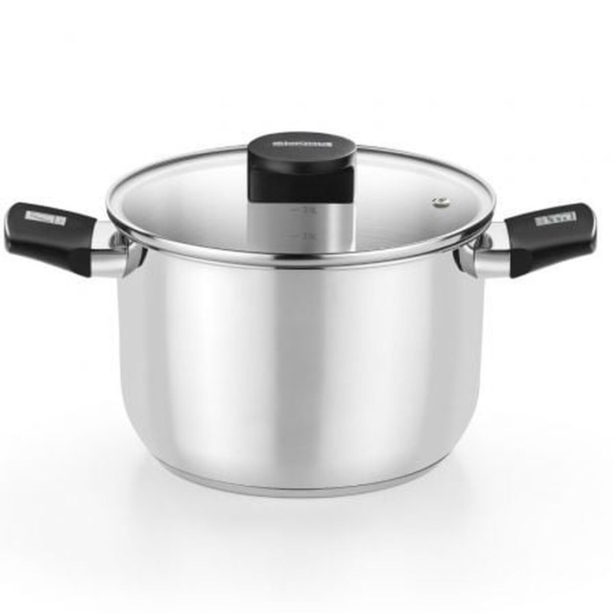 Casseruola con coperchio Monix M240230 Nero Ø 30 cm (Ricondizionati A)