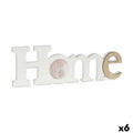 Cornice Portafoto Gift Decor Home Bianco Marrone Legno MDF (6 Unità)