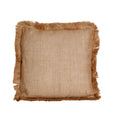 Cuscino Romimex Marrone Con frange