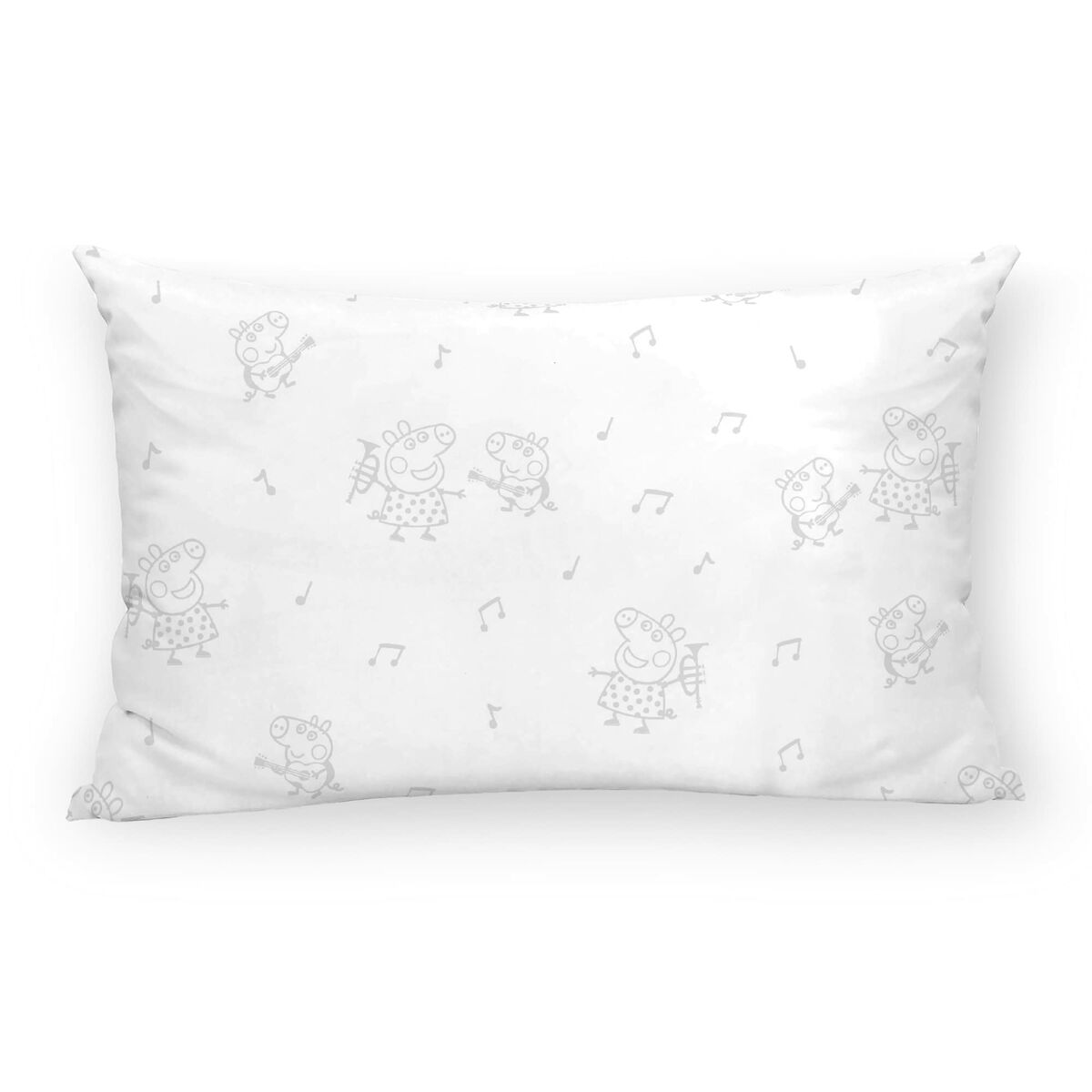 Federa Peppa Pig Grigio Multicolore 30 x 50 cm 100 % cotone