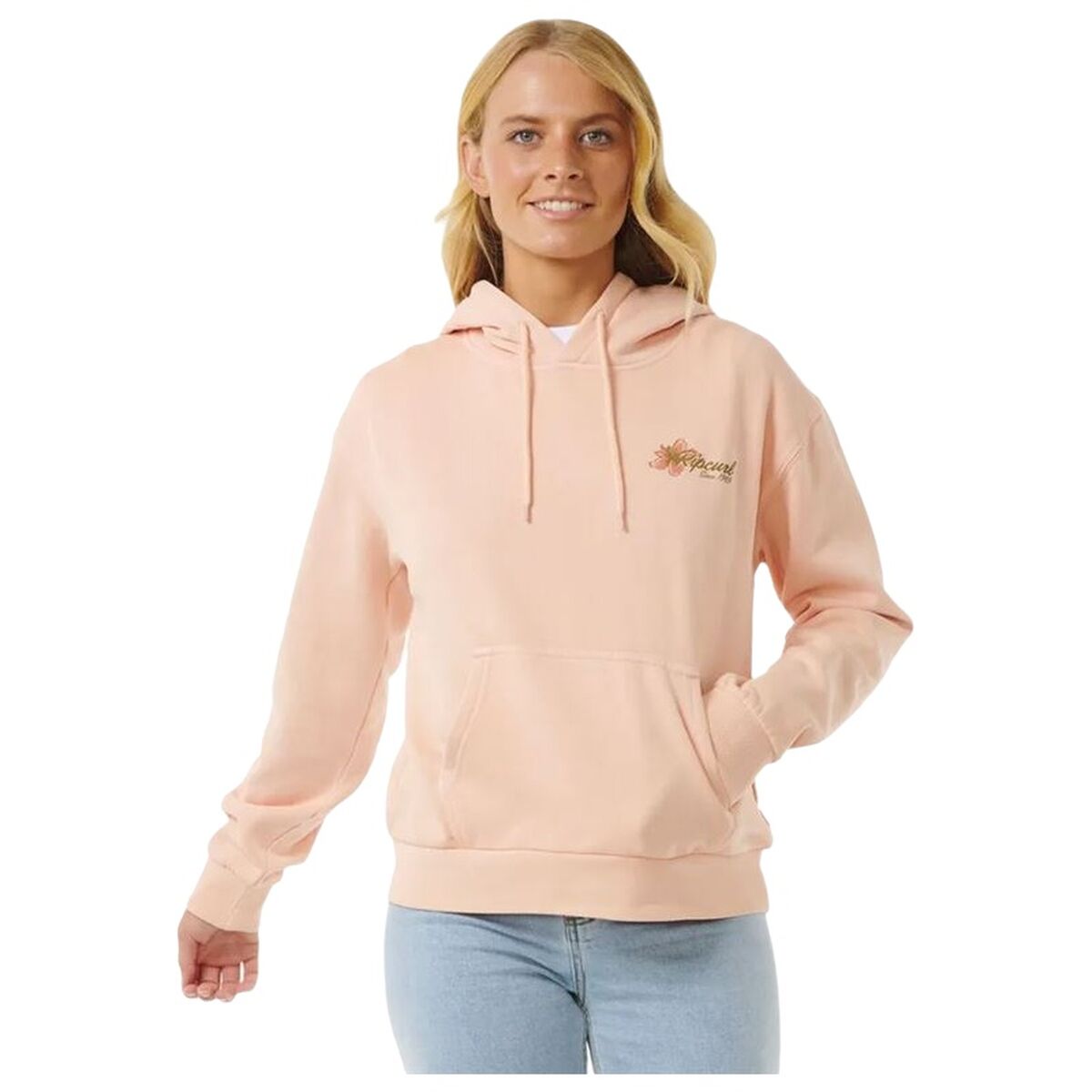 Felpa con Cappuccio Donna Rip Curl Wild Bloom Giallo