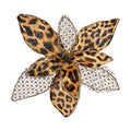 Fiore Decorativo Krist+ Natale Leopardo