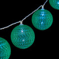 Ghirlanda con Sfere LED Krist+ Verde 2 m Ø 5 cm