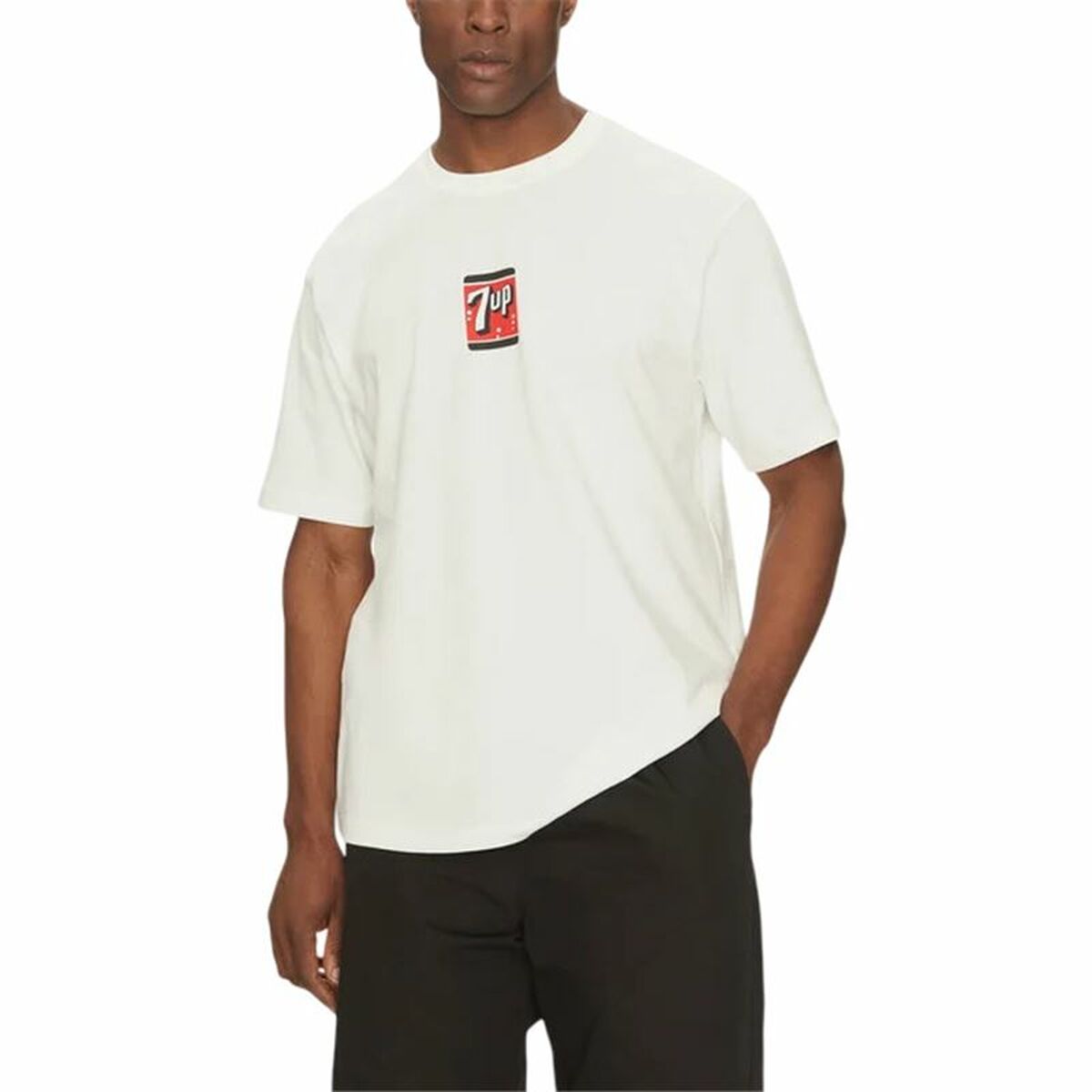 Maglia a Maniche Corte Uomo Only & Sons Ons7Up Rlx Ss Beige