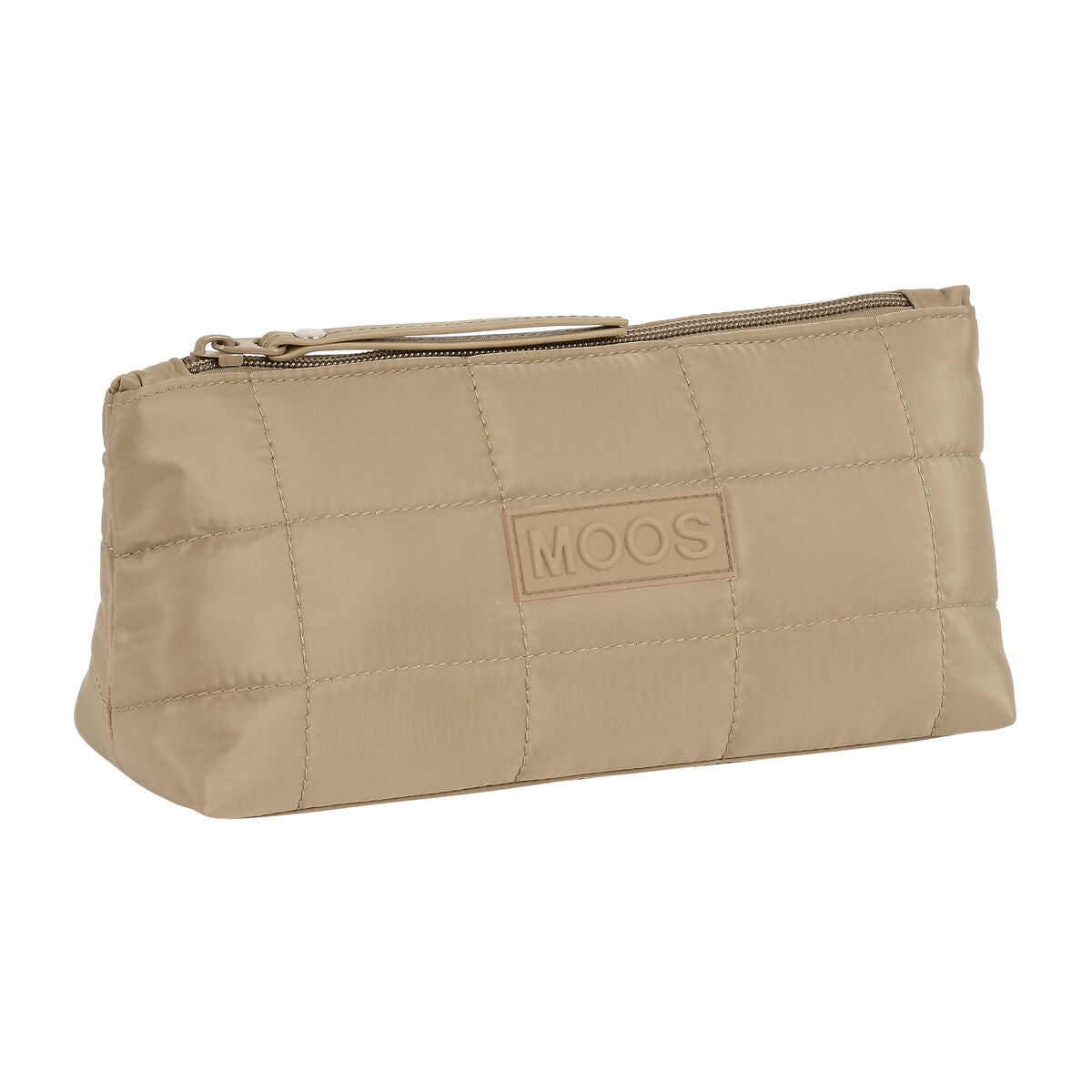 Necessaire per la Scuola Moos Camel Cammello Trapunta 23 x 12 x 8 cm
