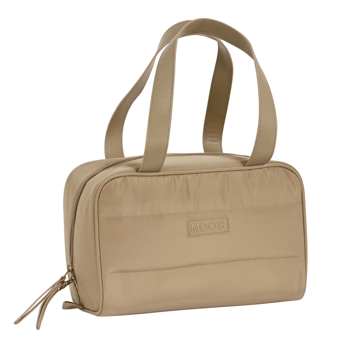 Necessaire per la Scuola Moos Camel Cammello Trapunta 31 x 14 x 19 cm