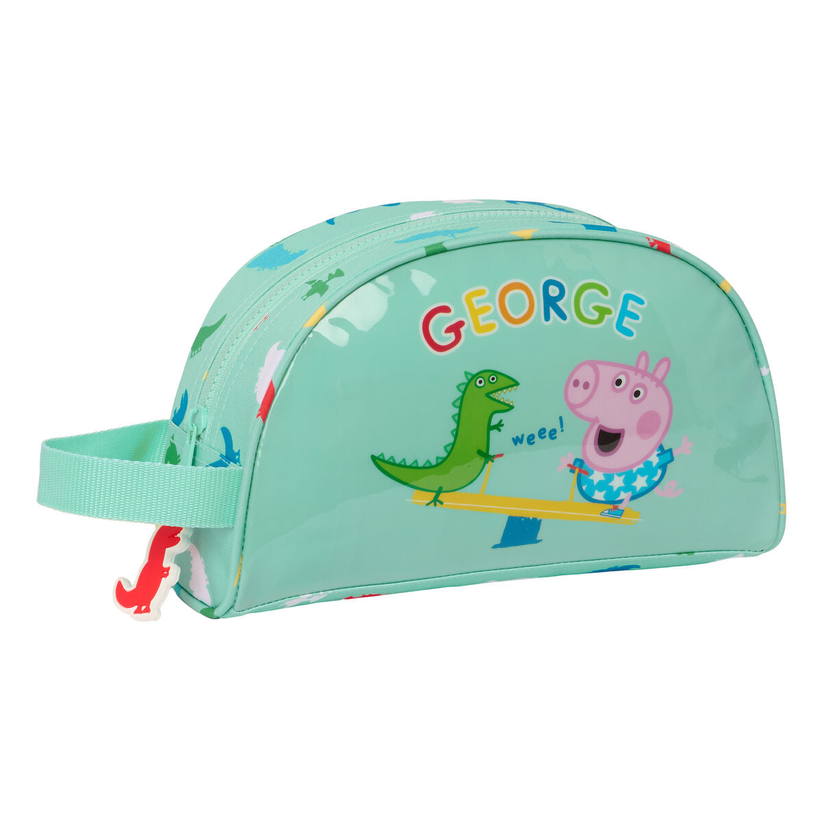 Necessaire per la Scuola Peppa Pig George Menta 26 x 16 x 9 cm