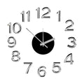 Orologio da Parete Gift Decor Bianco Argentato ABS EVA Ø 35 cm Adesivo (6 Unità)