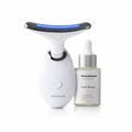 Pack Massaggiatore Viso Rassodante con LED, EMS e Calore e Siero Viso Kombucha Vibeboost 30 ml InnovaGoods