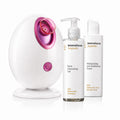 Pack sauna facciale elettrica, gel detergente viso Rice Joypure 200 ml e tonico viso Rice Joyfresh 150 ml InnovaGoods
