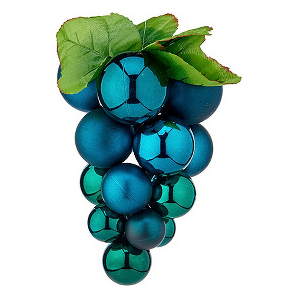 Palla di Natale Krist+ 01862 Azzurro Plastica Uva