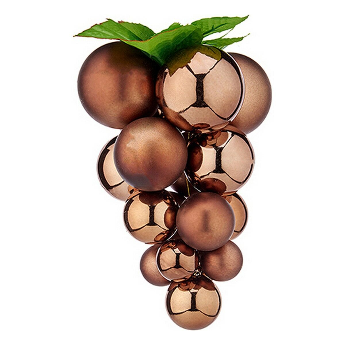 Palla di Natale Krist+ Marrone Plastica Uva Piccolo