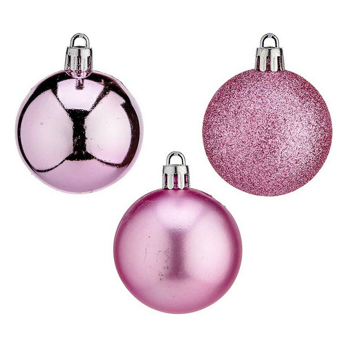 Palla di Natale Krist+ Rosa Plastica Ø 5 cm
