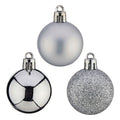 Palle di Natale Krist+ Argentato PVC Ø 4 cm