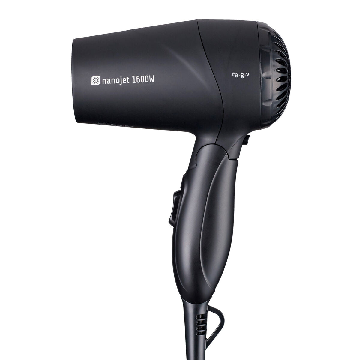 Phon By AGV NANOJET Nero 1600 W Da viaggio Pieghevole