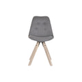 Sedia da Sala da Pranzo DKD Home Decor Grigio (Ricondizionati A)
