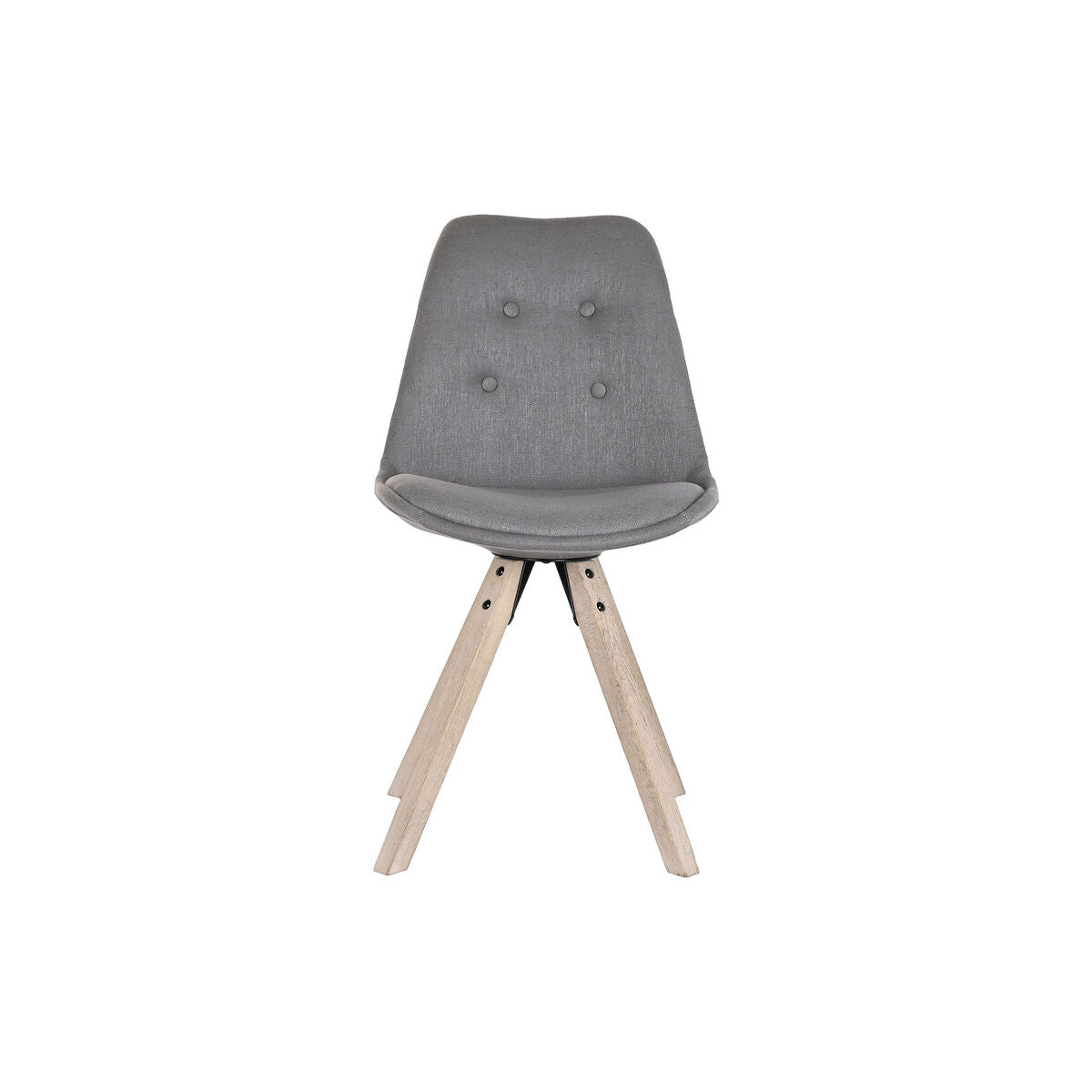 Sedia da Sala da Pranzo DKD Home Decor Grigio (Ricondizionati A)