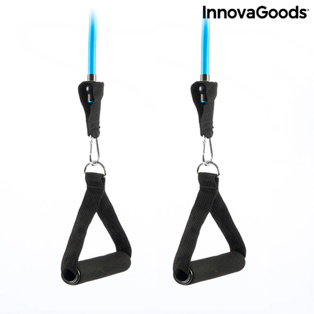 Set di Bande di Resistenza con Accessori e Manuale per gli Esercizi Rebainer InnovaGoods Lattice (Ricondizionati A)
