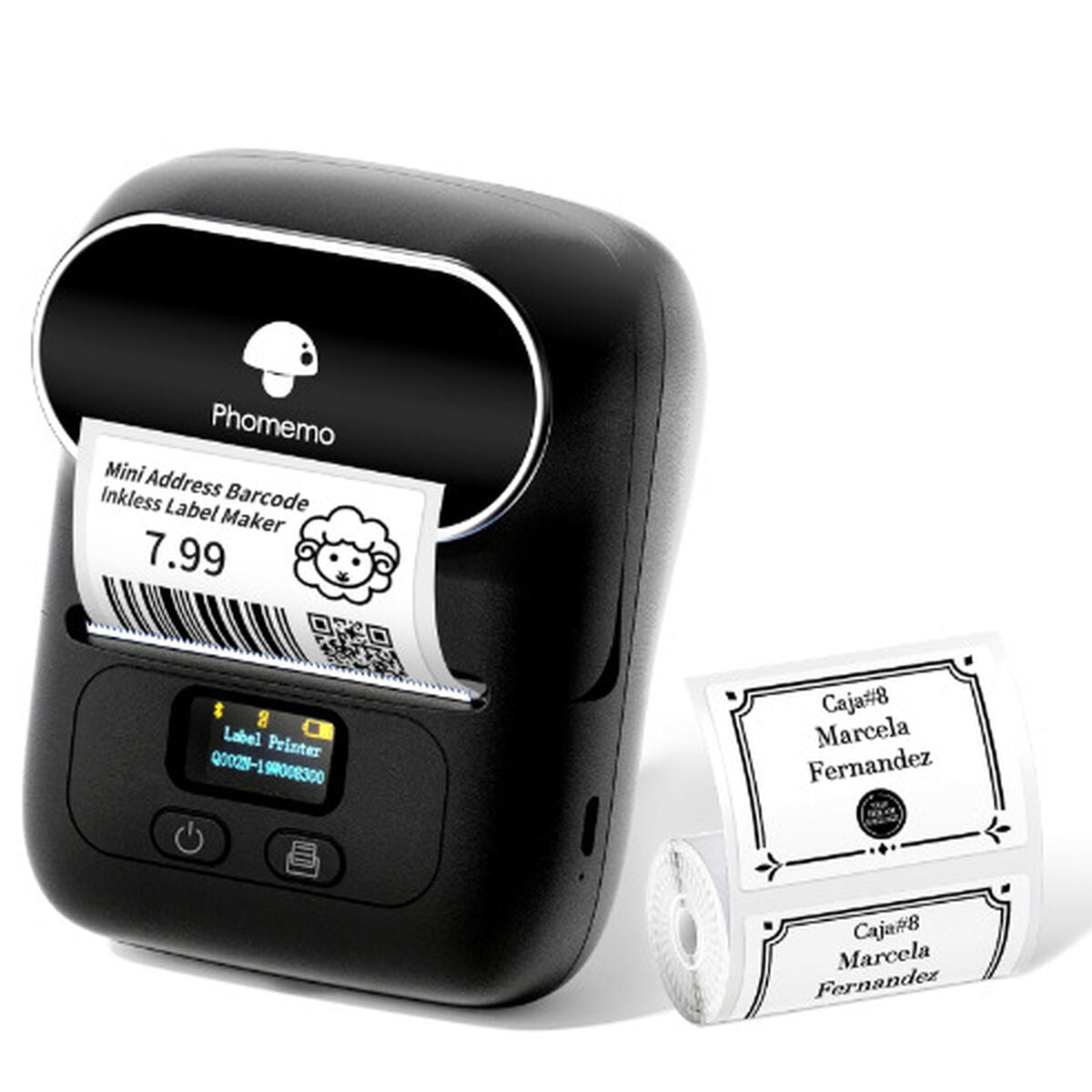 Stampante Etichette Portatile, Wireless ed Ecologica, Compatibile con iOS e Android