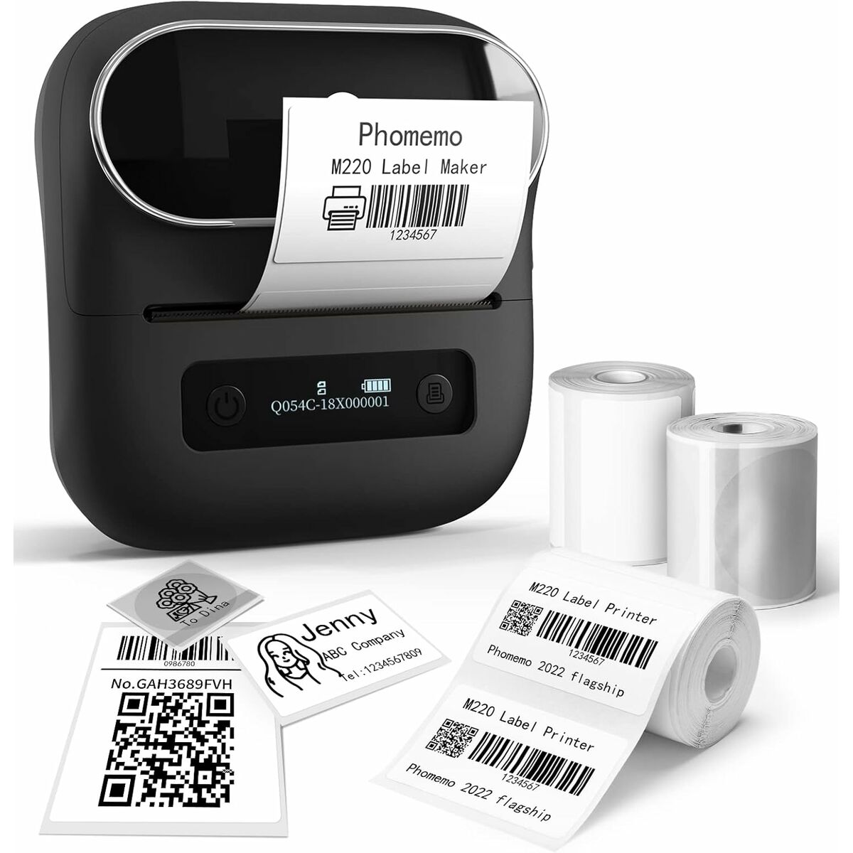 Stampante Termica Portatile 2200mAh, 203 dpi, Connessione Wireless, Ideale Etichette
