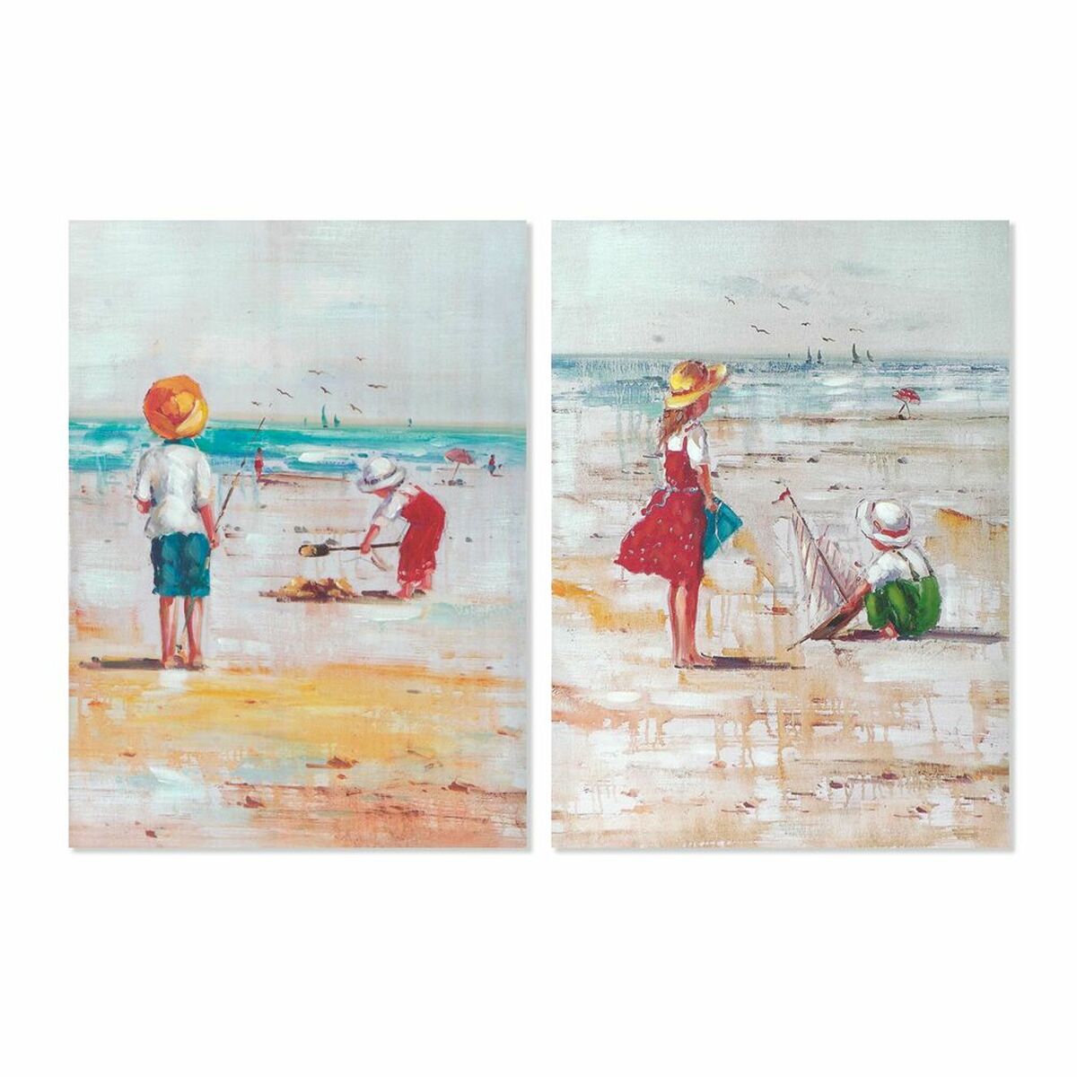 Tela DKD Home Decor Tela 50 x 2,5 x 70 cm