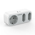 Toma USB C 5 in 1 con 2 porte USB e 1 presa AC, compatta e versatile