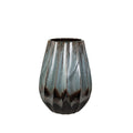 Vaso Romimex Azzurro Nero Ceramica
